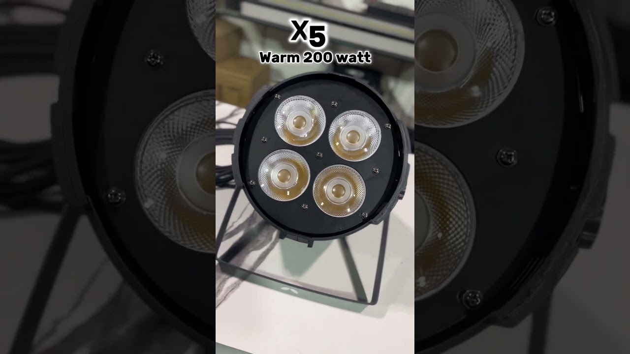 BSM X5 4 EYE WARM 200 WATT LED PAR II बीएसएम एक्स5 4 आई वार्म 200 वाट एलईडी पार