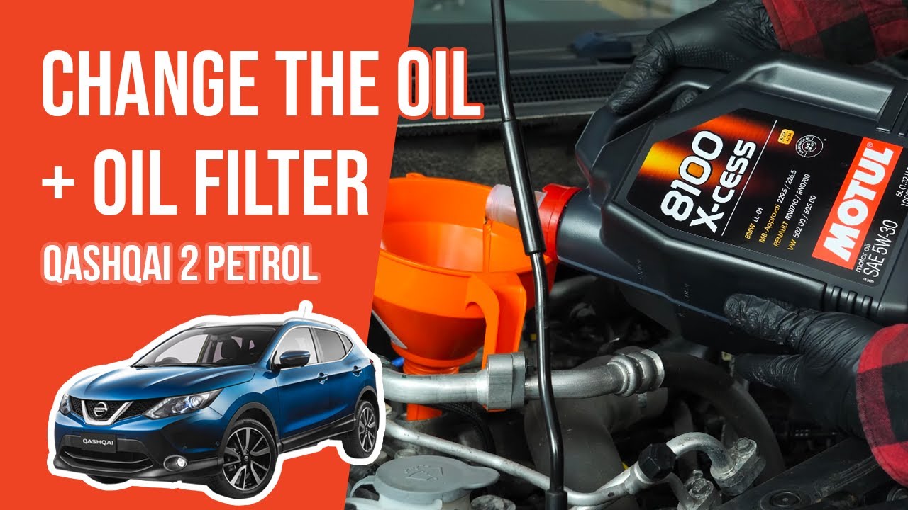 Change the oil and the oil filter Qashqai mk2 1.2 DIG-T 🛢
