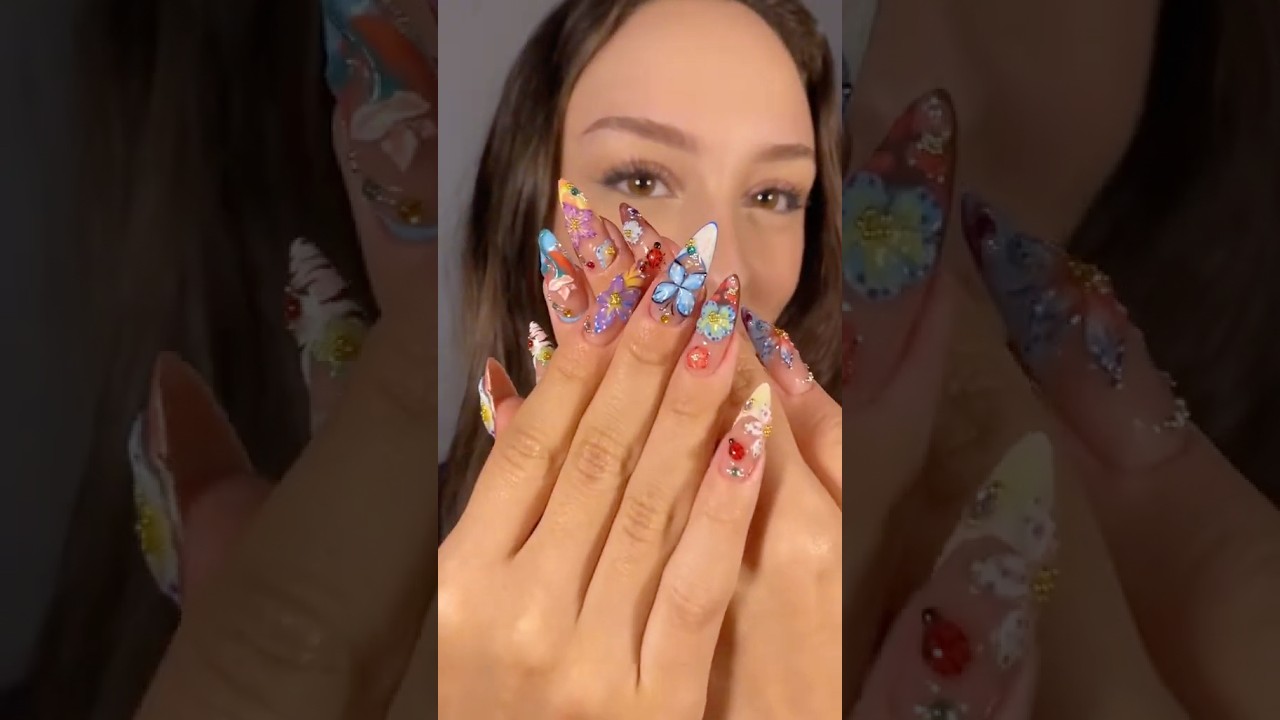 Şimdiye kadar yaptığım tırnaklar arasında en sevdiklerim 💖✨🌸 #nails #tırnakvideoları *reklam yok