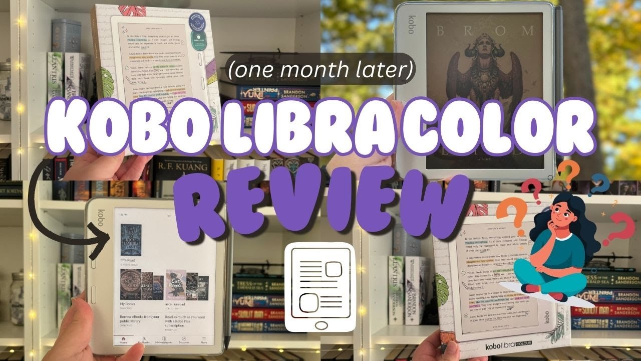 📝 Подробный обзор Kobo Libra Color (нравится ли он мне после 5 недель?) 🤔🌈