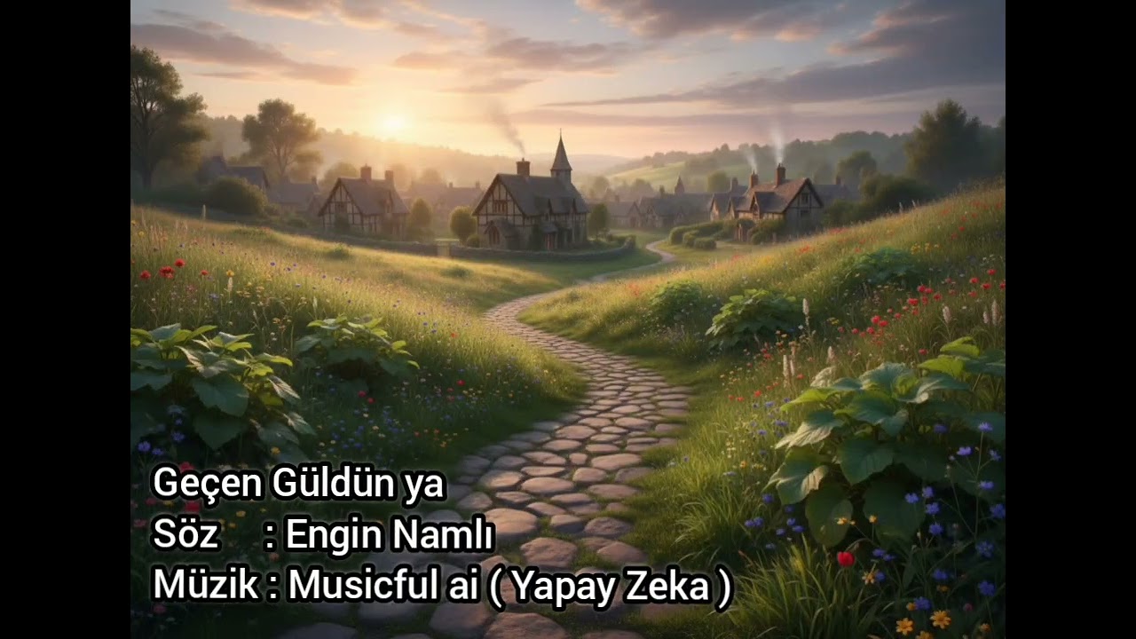 Geçen Güldün ya - Söz:Engin Namlı -Müzik: Musicful ai ( Yapay Zeka) #keşfet #ask #music #müzik #gül