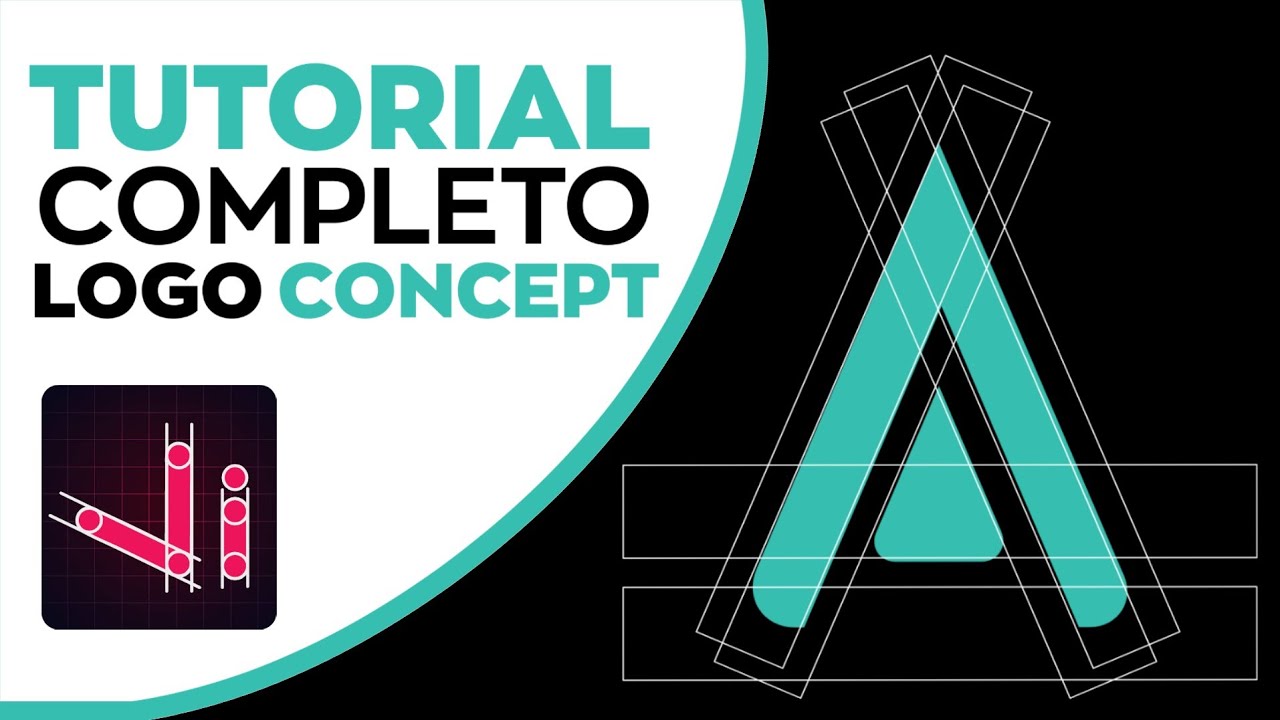 COMO FAZER LOGO CONCEPT DO ZERO PELO CELULAR VECTOR INK (TEU DESIGNER)