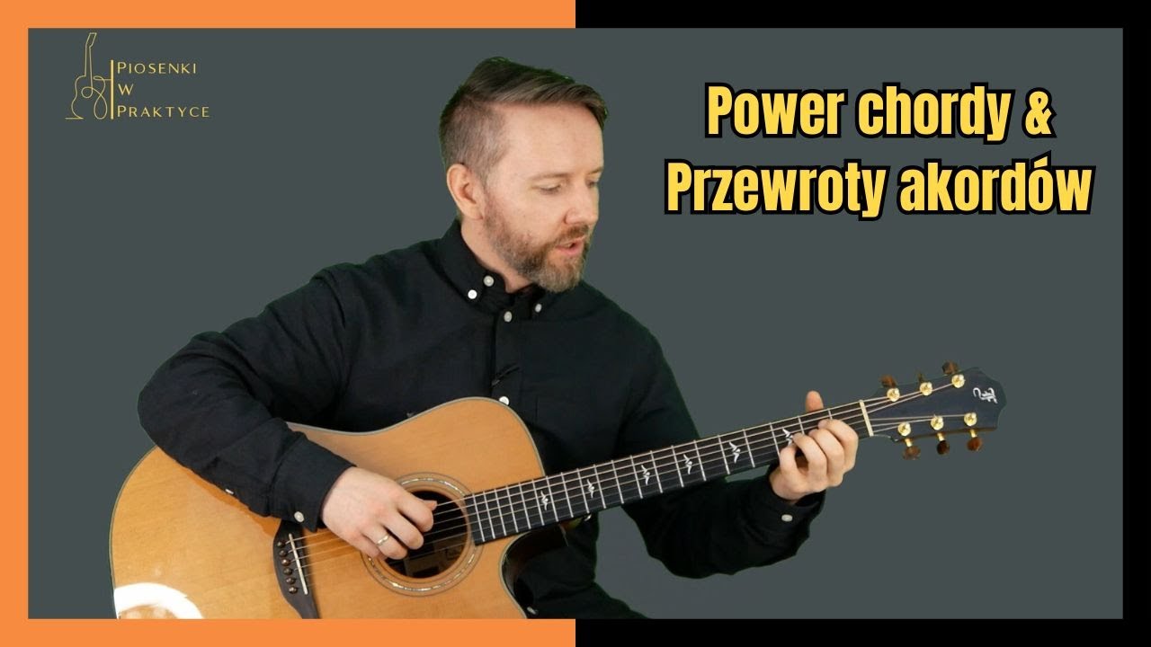 Power chordy (power chords) 💪 i przewroty akord&oacute;w (slash chords) 🔥 na gitarze 🎸 | Kurs PWP M2L5