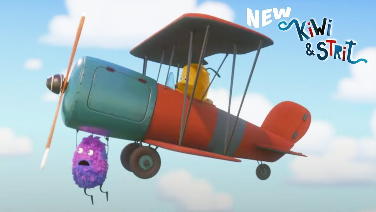 The Stowaway ✈️👀 Cartoons for Kids | KIWI & STRIT | WildBrain Happy