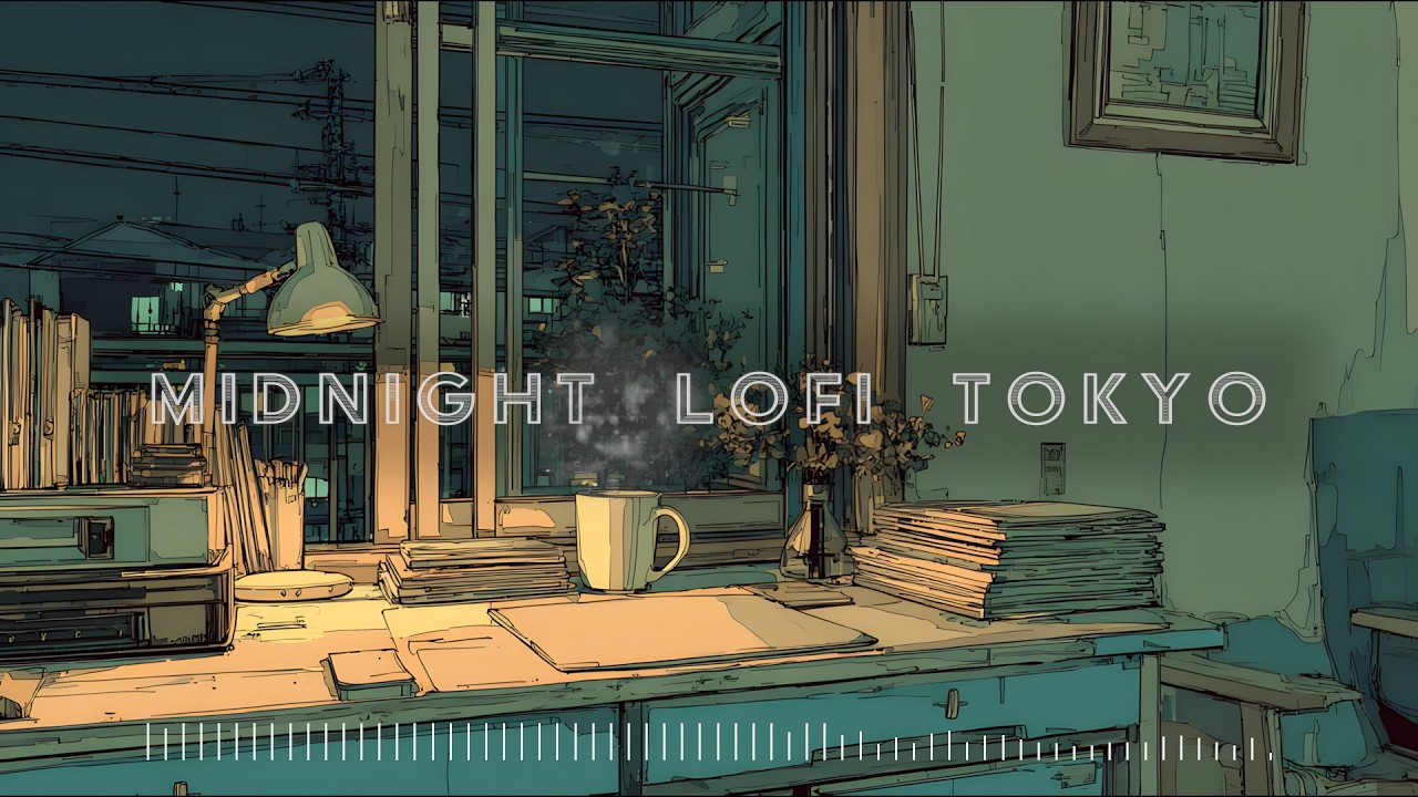 Mellow Lofi Jazz for Deep Night Study and Focus (3 Hours) | Midnight Lofi Tokyo