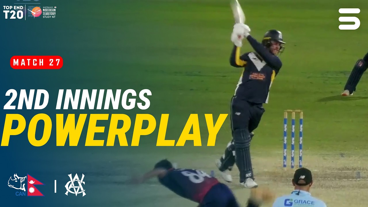 2nd Innings Powerplay | Nepal vs Victoria | Match 27 | Top End T20 2026 | ZP1J
