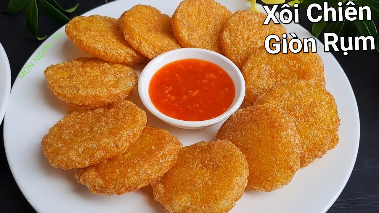Cách làm XÔI CHIÊN GIÒN cực ngon nhanh gọn đơn giản dễ làm dễ thực hiện
