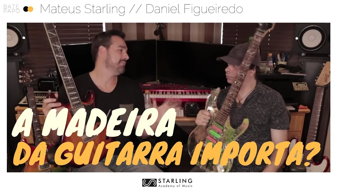 A madeira da guitarra influencia tanto assim? (Mateus Starling/Daniel Figueiredo)