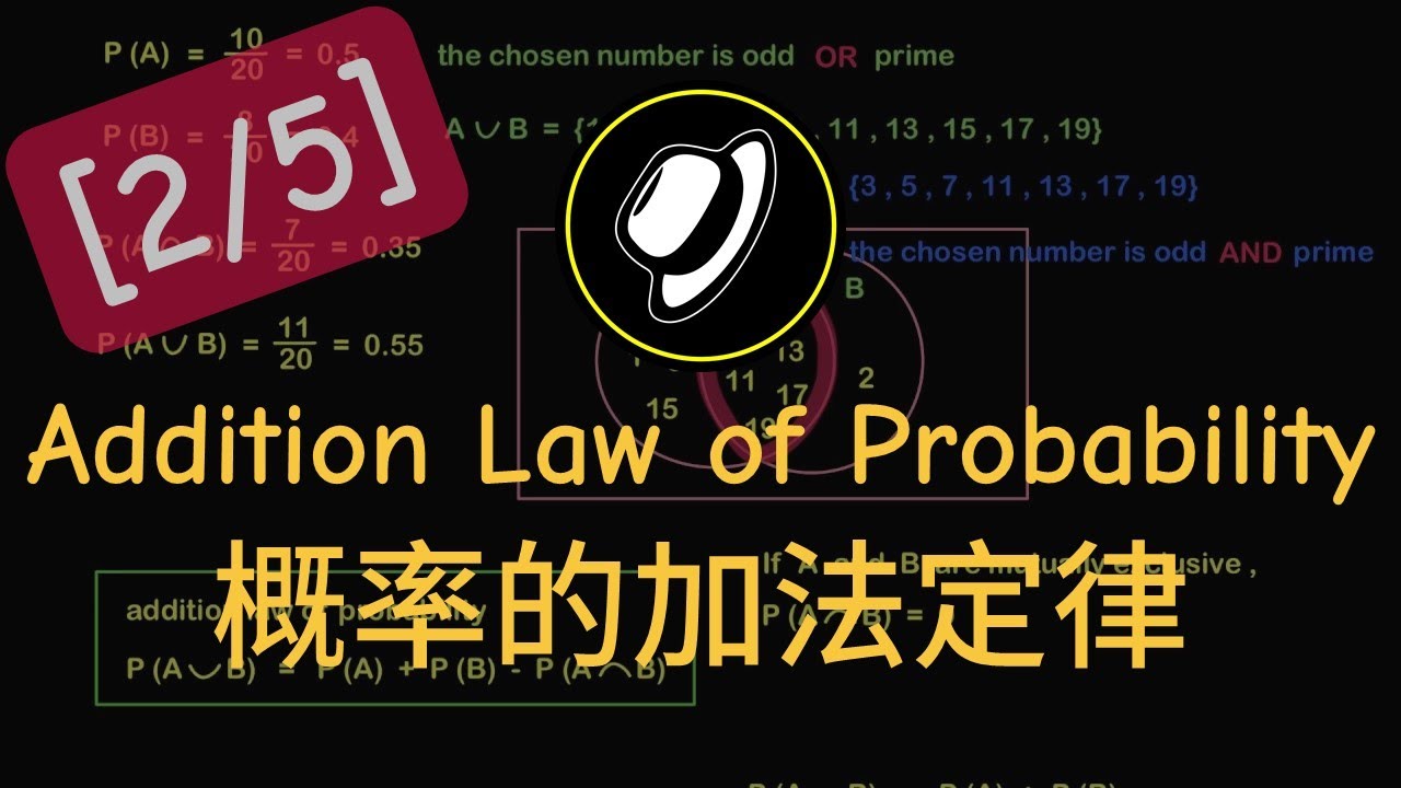 概率的加法定律 | Addition Law of Probability