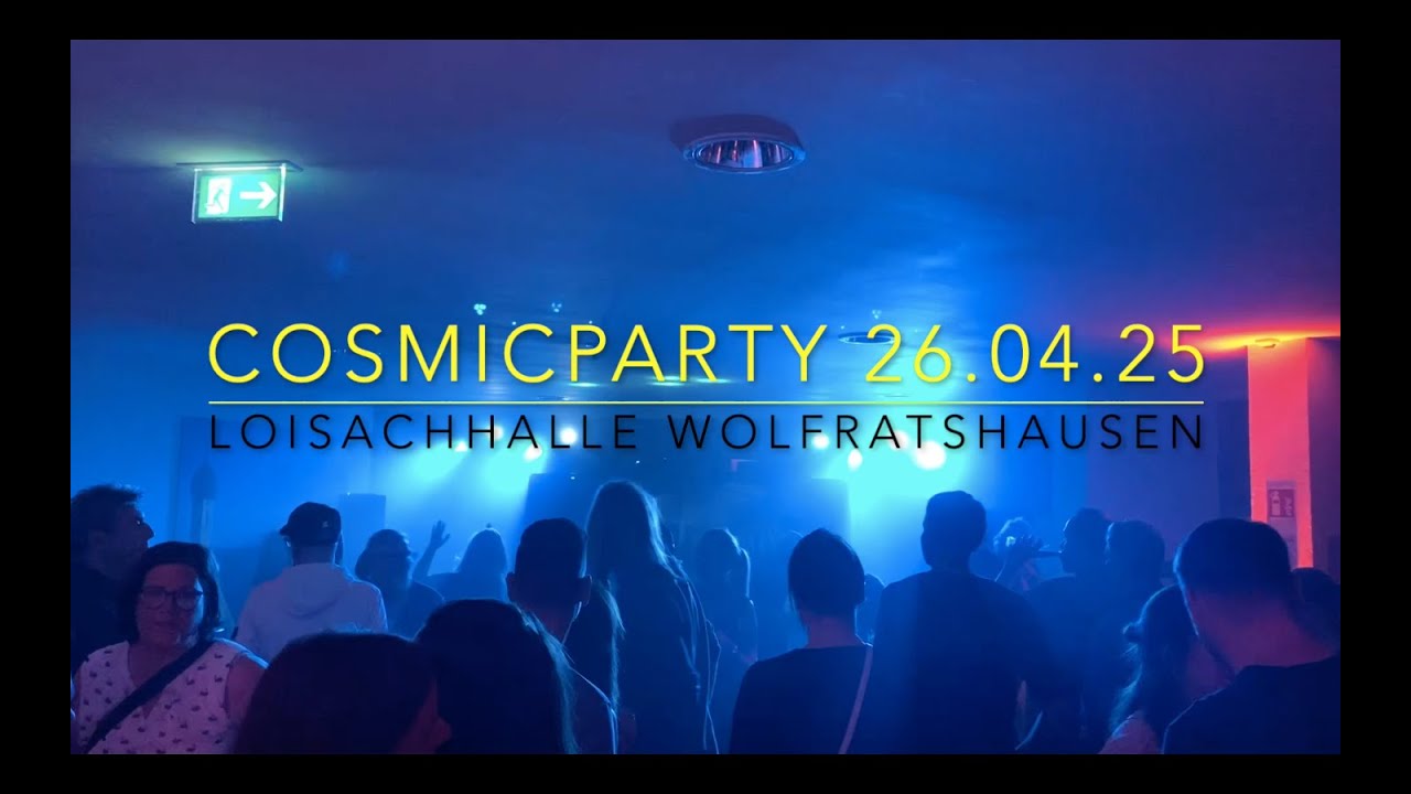 COSMIC MUSIC in der Loisachhalle Wolfratshausen - DJ Kent - DJ Makah