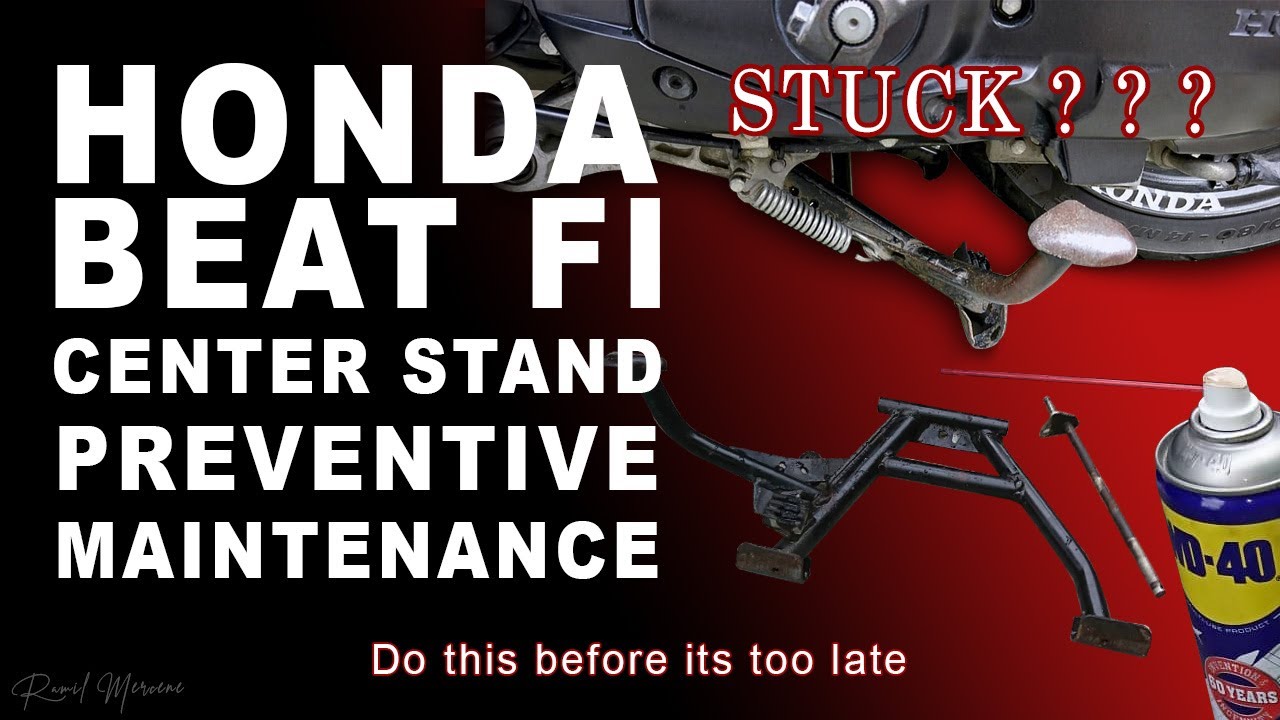 Center Stand Removal and Maintenance | Honda Beat FI