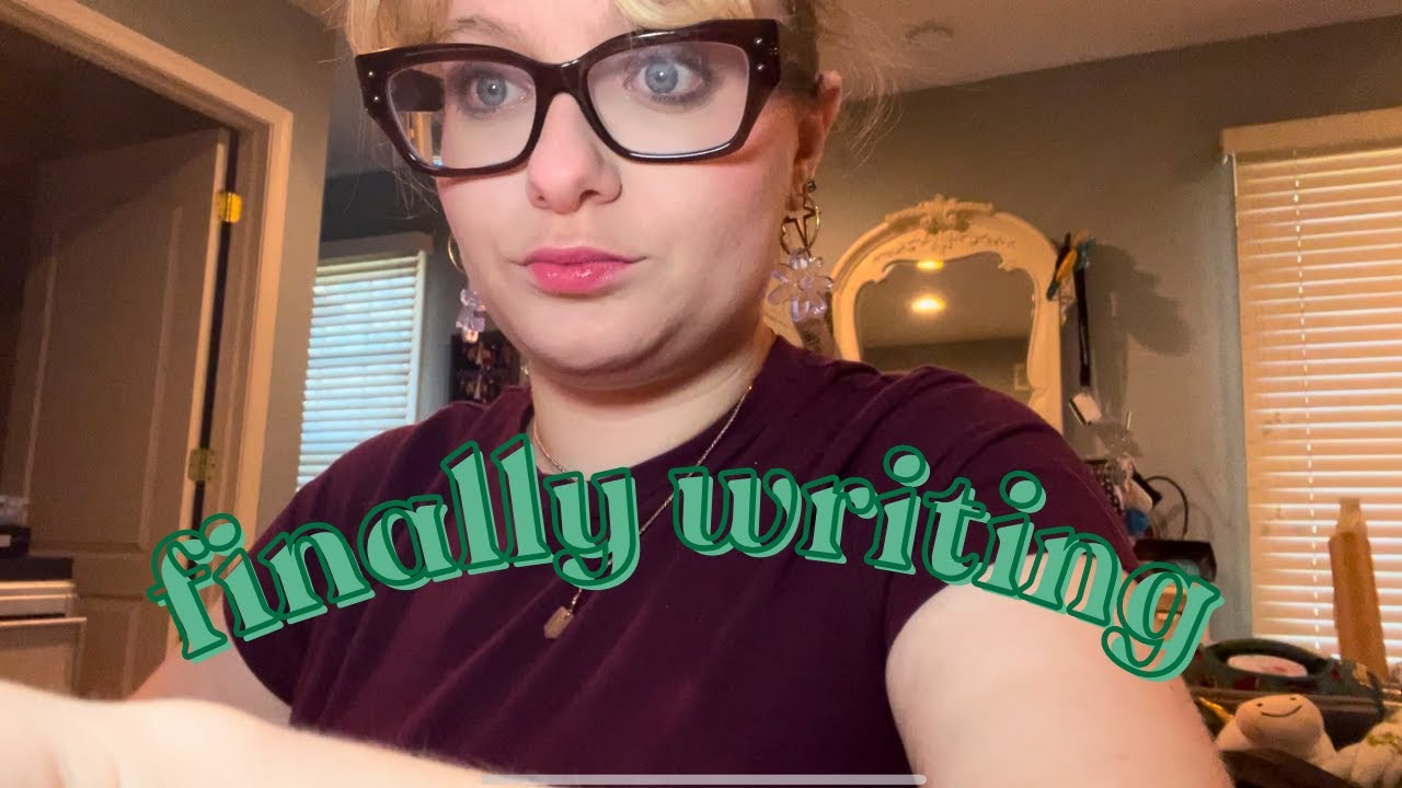 starting the first draft and setting up my scrivener file || a writing vlog