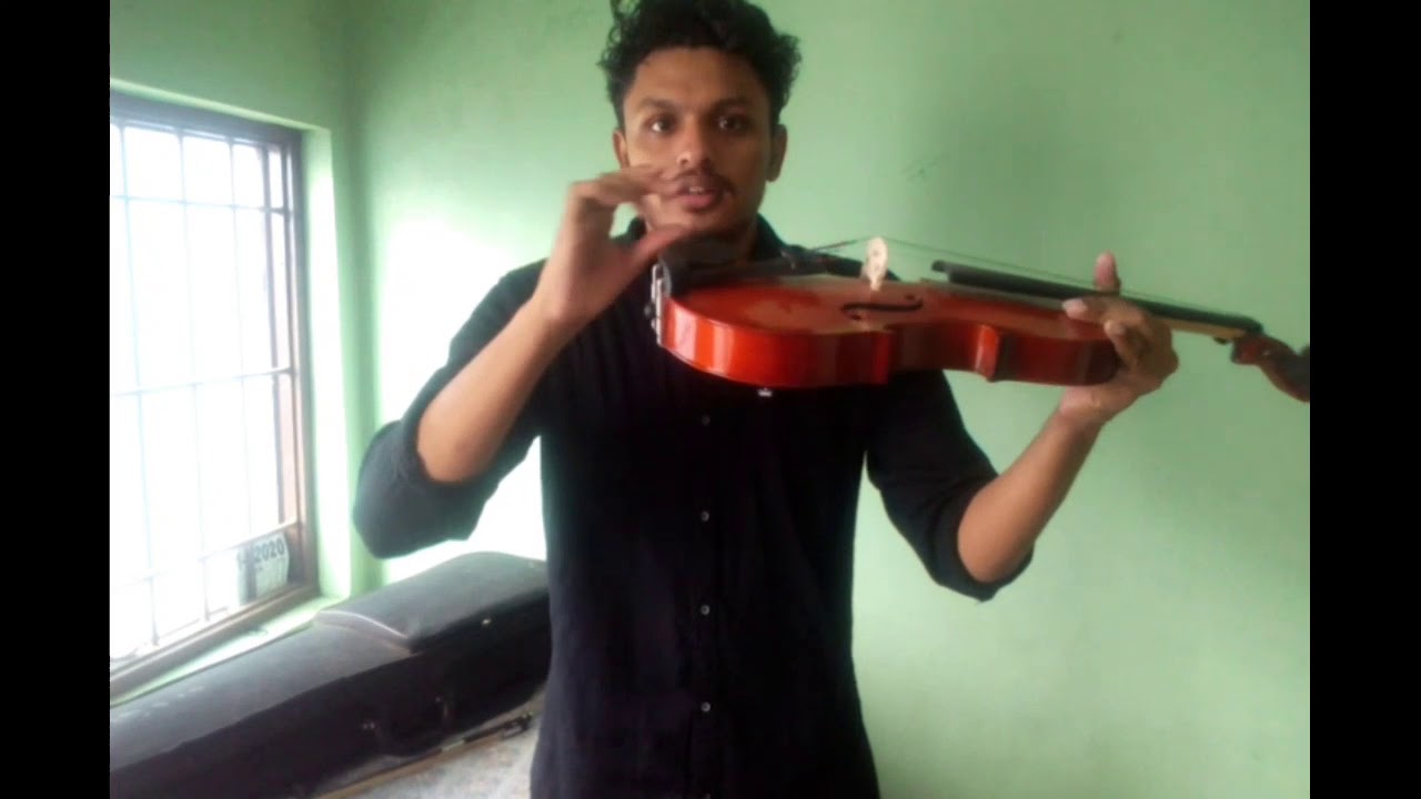 How to play violin (Tamil ) SESSION 1 -  Parts of violin and bow