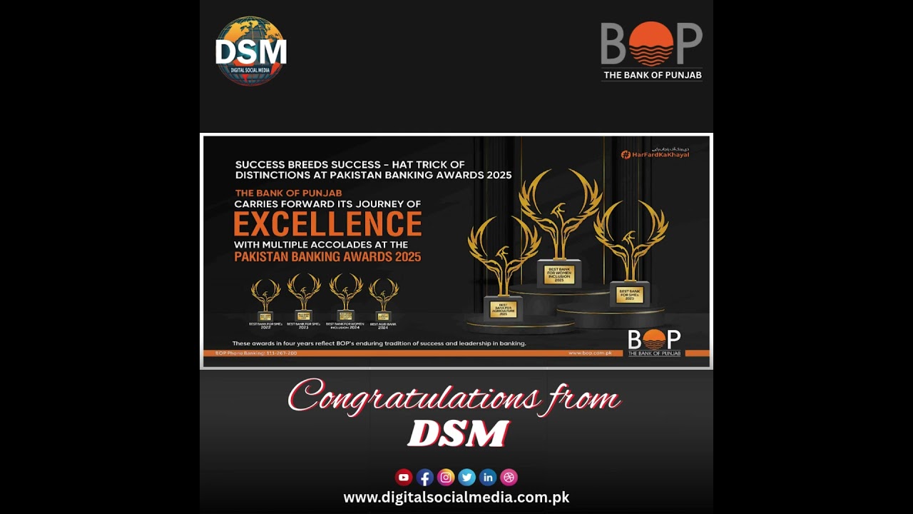 🎉 Congratulations to The Bank of Punjab! 🏆