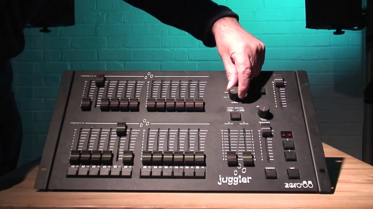 The Zero 88 Juggler Lighting Desk