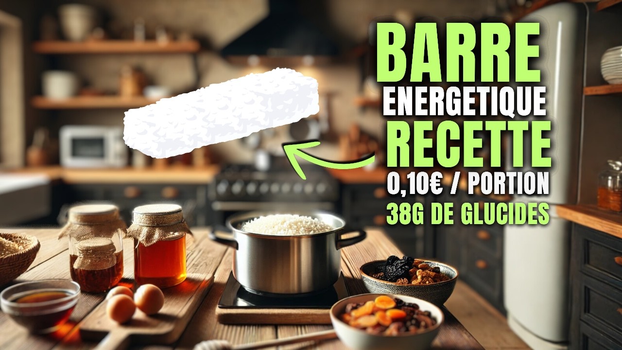 0,10€ pour une barre énergétique 🍫 avec seulement 3 ingrédients ??? Je vous partage ma recette 🤤