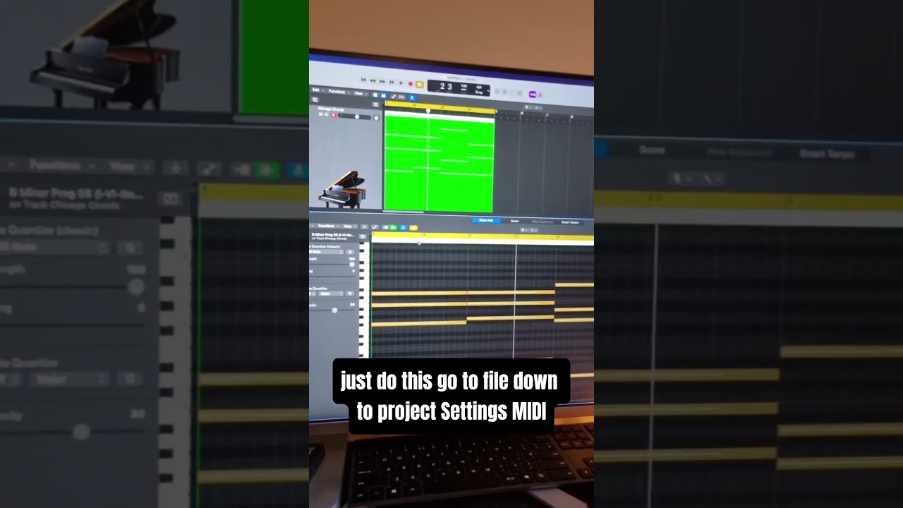 Midi Chase function in logic Pro X #midi #music #producer #producertips #beats #logic #logicprox