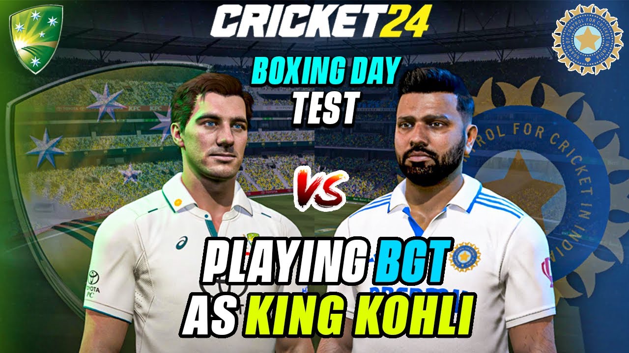 IND vs AUS - Boxing Day Test 😍🔥- Playing as King Kohli in Cricket 24