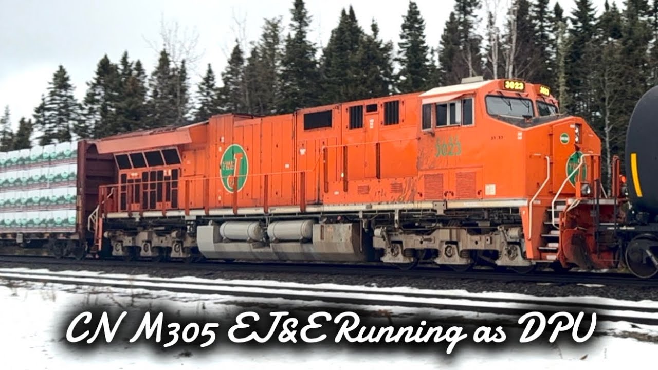 CN M305, EJ&E Running as DPU 