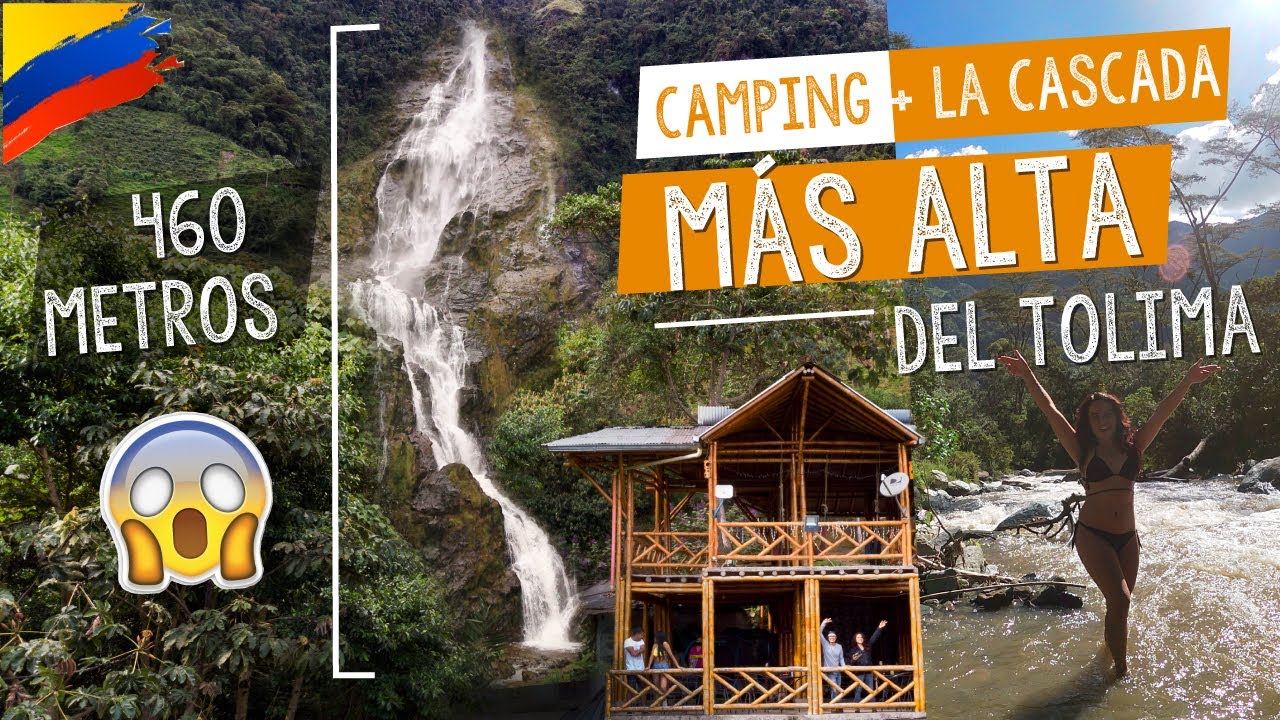 La IMPRESIONANTE  CASCADA más alta del TOLIMA un plan imperdible