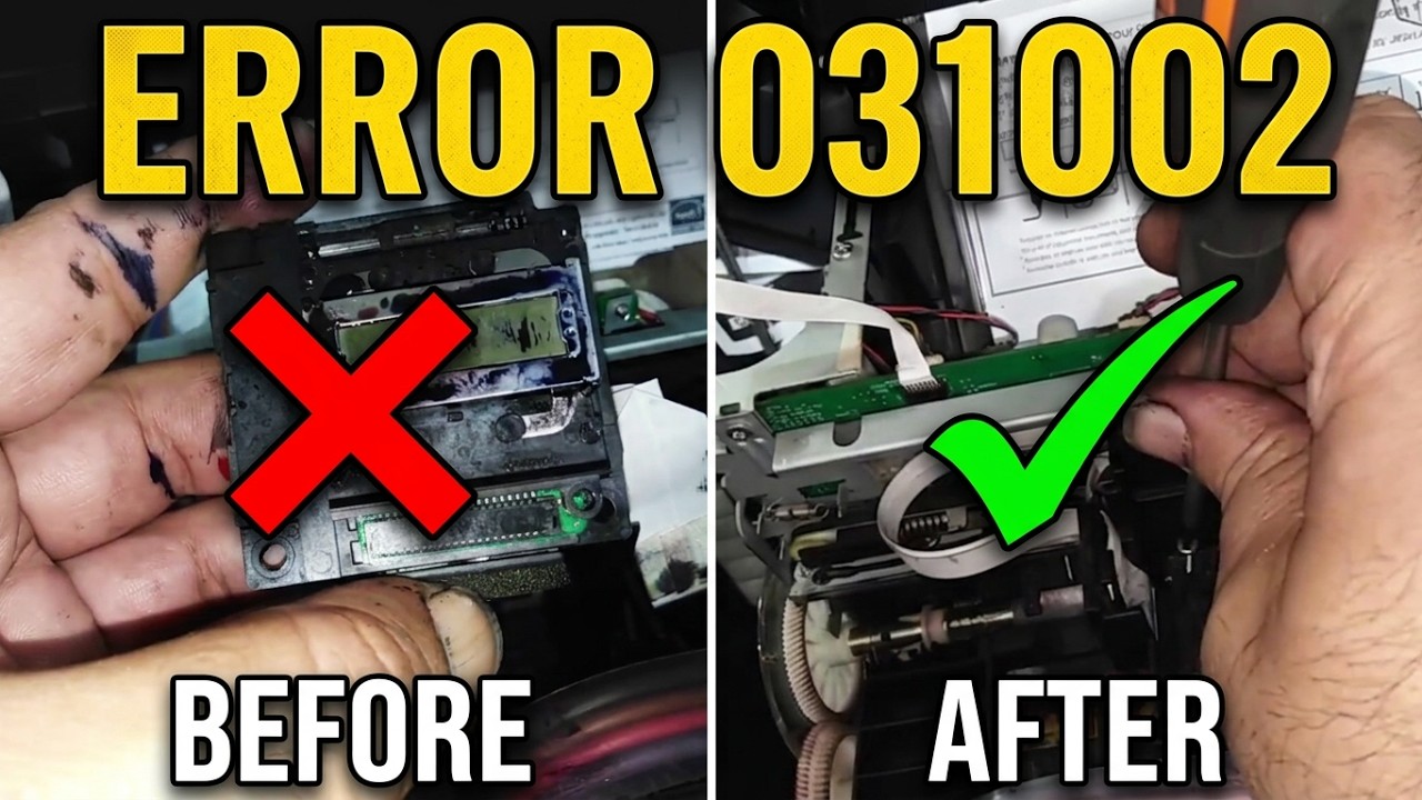 Epson l3110 L1110 Print error 031002 100%