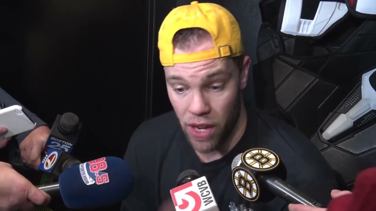 Taylor Hall FULL Practice Participant, CLOSE to Returning to Bruins | Bruins Interview