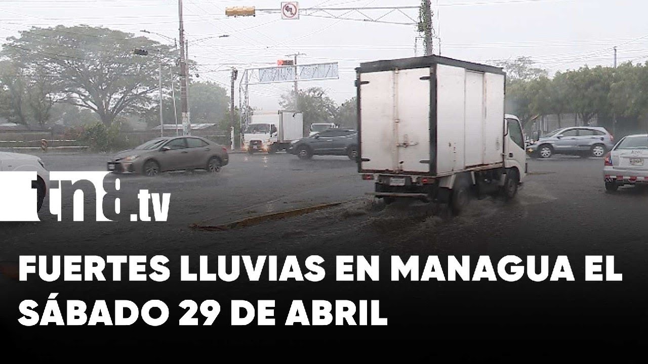 Managua: Sorpresiva lluvia refresca a los capitalinos este sábado - Nicaragua