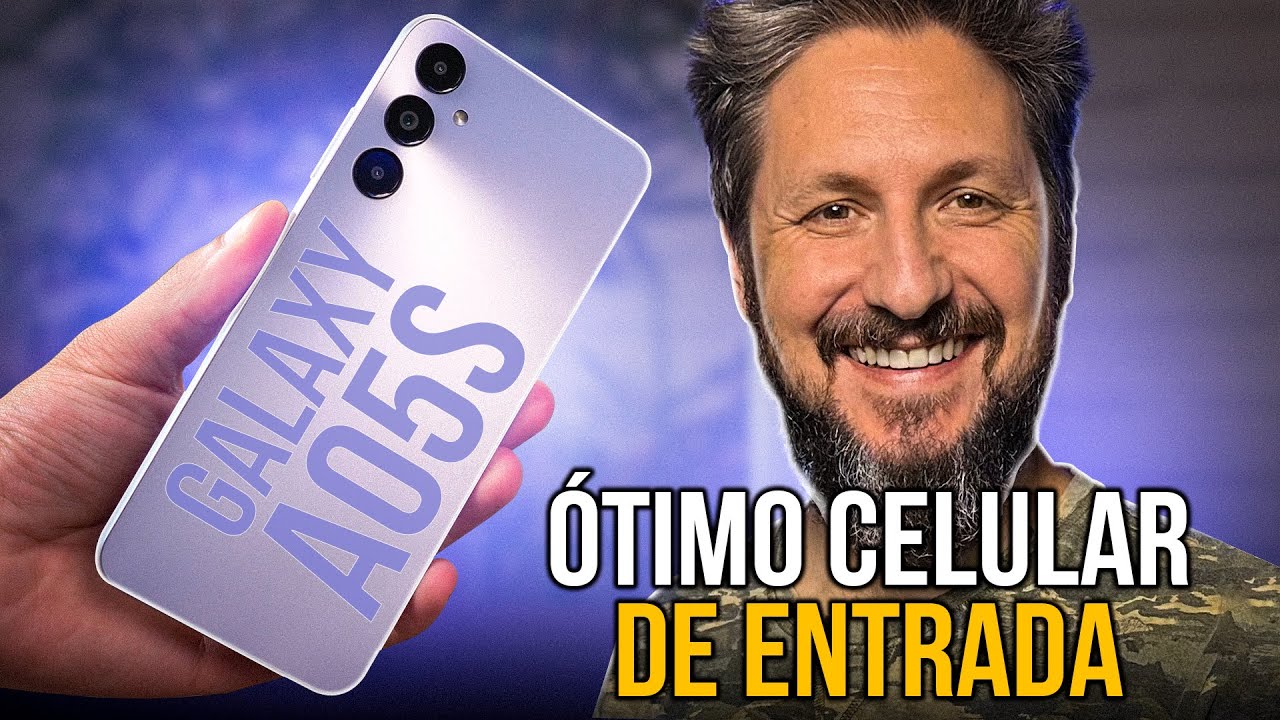 Galaxy A05s é um celular barato mas que não desaponta // unboxing e impressões
