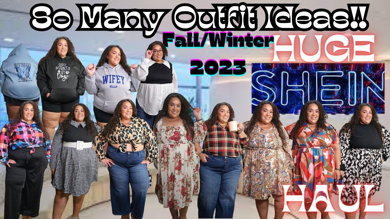 HUGE SHEIN Haul 2023|SHEIN Plus Size Haul|SHEIN Curve Haul 2023|SHEIN Plus|Ft Dossier|Tasha StJames