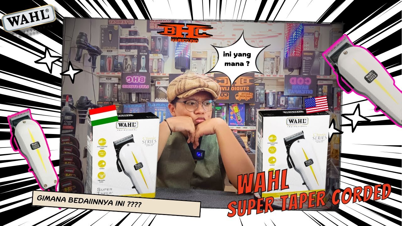Gimana cara membeadakan wahl super taper hungary dengan Usa | Wahl super taper cord