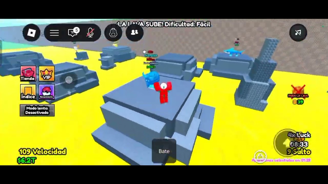 Parte 1 jugando escapa de la lava con narella l