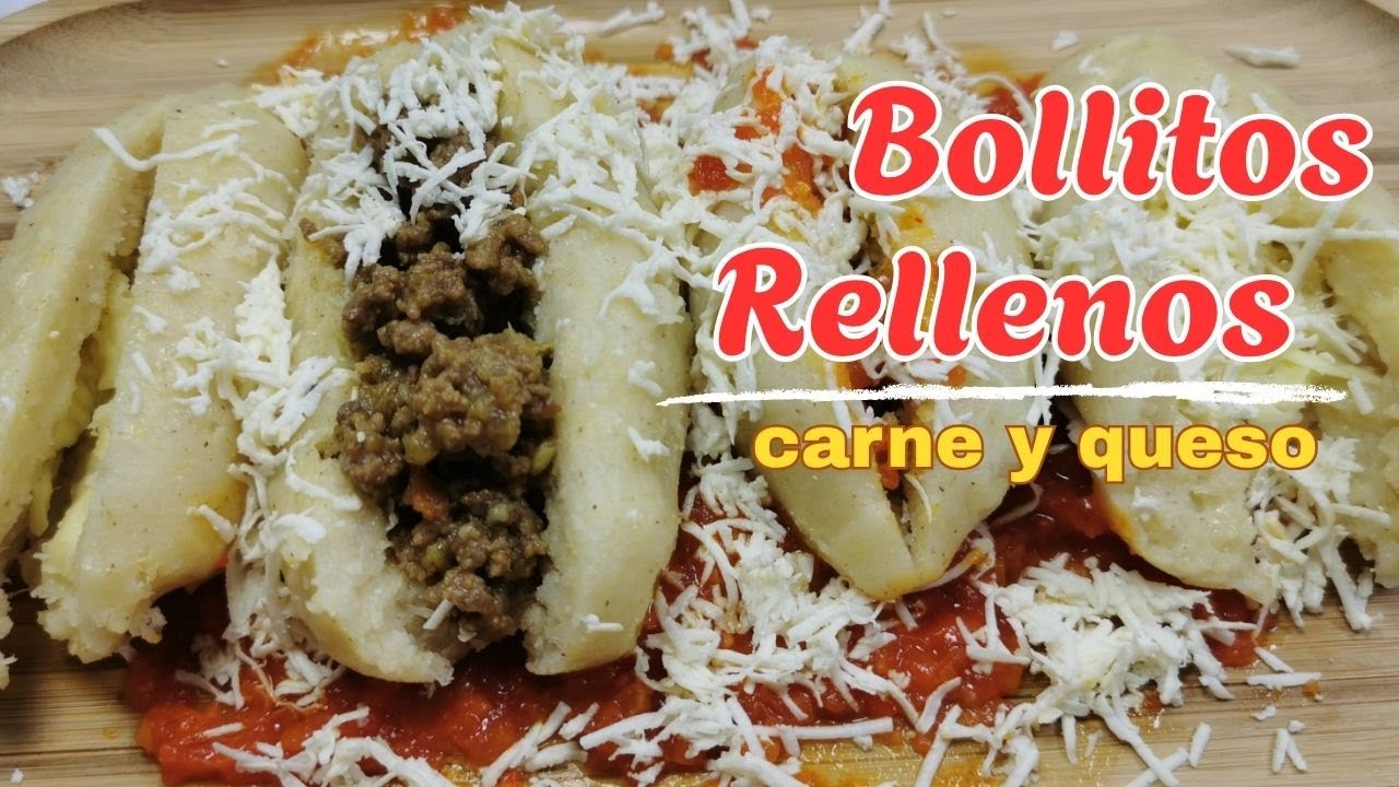 🧑‍🍳¡Cómo hacer bollitos rellenos  de carne 🥩 y queso! 🧀  ¡Receta fácil y deliciosa!