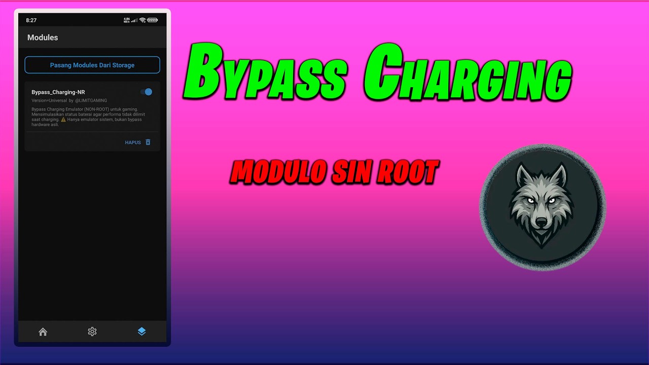Activa Bypass Charging SIN ROOT | Juega Cargando sin Dañar la Batería
