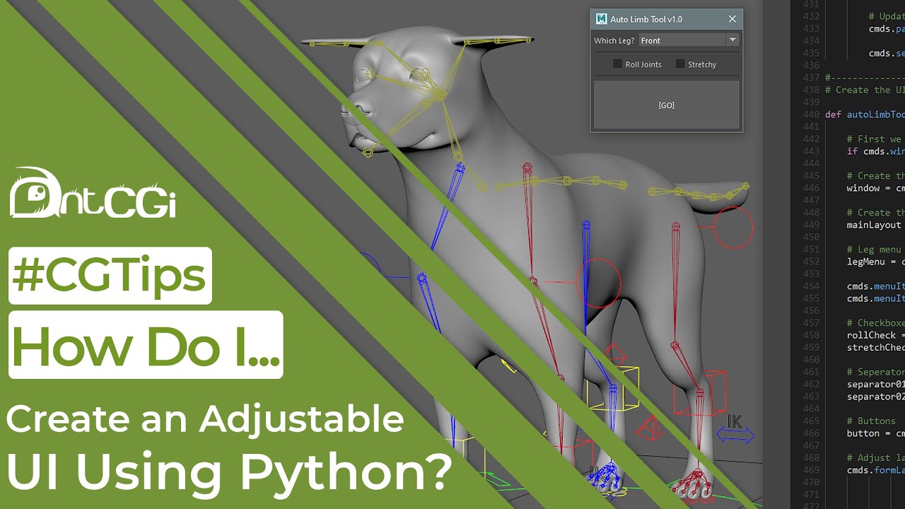 #CGTip | Как создать масштабируемый пользовательский интерфейс с помощью Python?