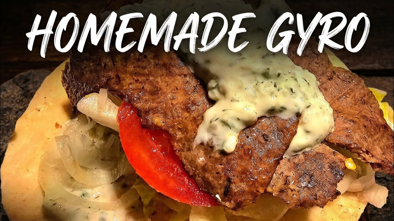 HOW TO MAKE GYROS & FRESH TZATZIKI SAUCE. 