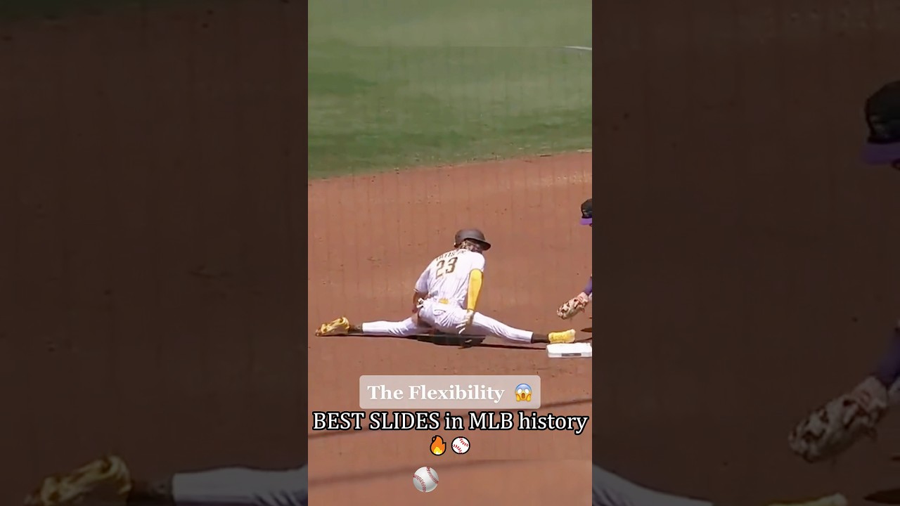 BEST SLIDES in MLB history🔥⚾️#mlb #baseball #funny #fyp #usa