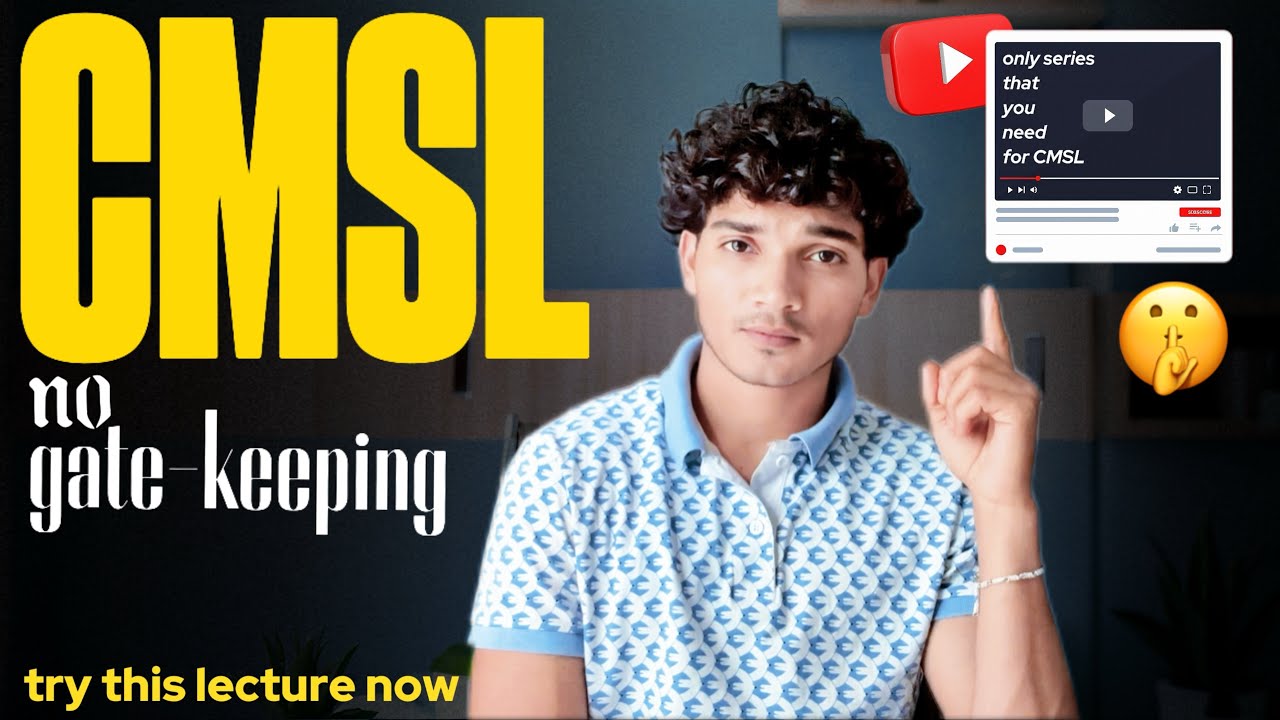 CMSL {secret} stop wasting time on wrong lectures, watch this CMSL cs executive june 2026 CMSL 