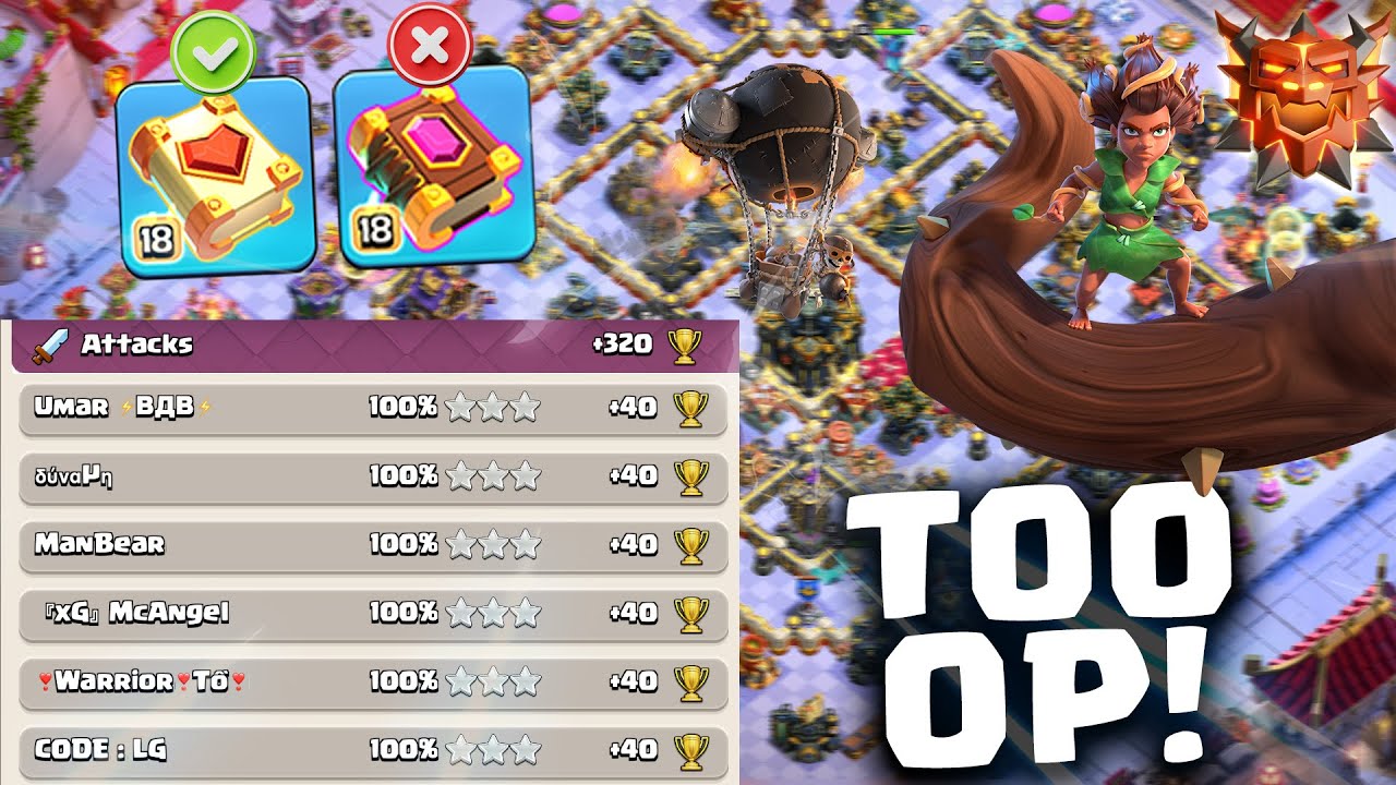 Root Riders With Healing Tome DOMINATE The NEW RANKED MODE | Clash of Clans