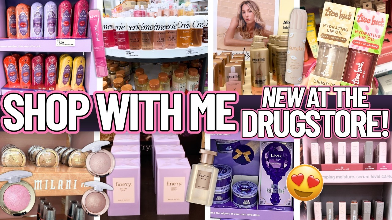 SHOP WITH ME AT THE DRUGSTORE for EVERYTHING NEW! Makeup, Fragrance, Skincare, Haircare, Hygiene