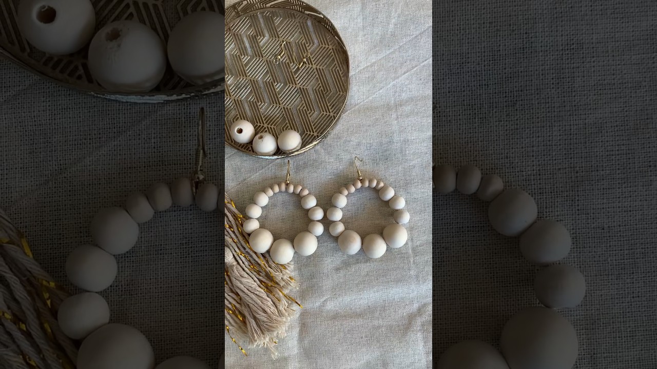 Tuto : des créoles en perles 🌼 