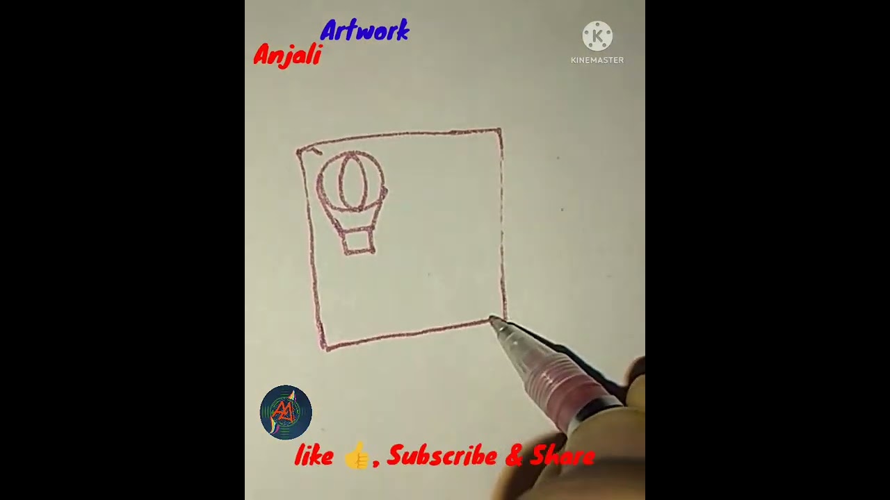 #Shortdrawingideas#Balloonride#easytodraw#Short& quick#anjaliarts