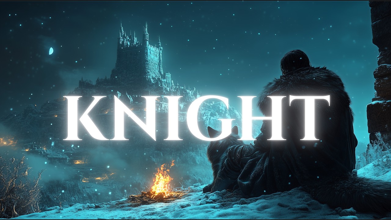KNIGHT WITHOUT A KINGDOM 🌙  Liquid Binaural Beats 40Hz(GAMMA) for Somber Focus | Dark Fantasy Music