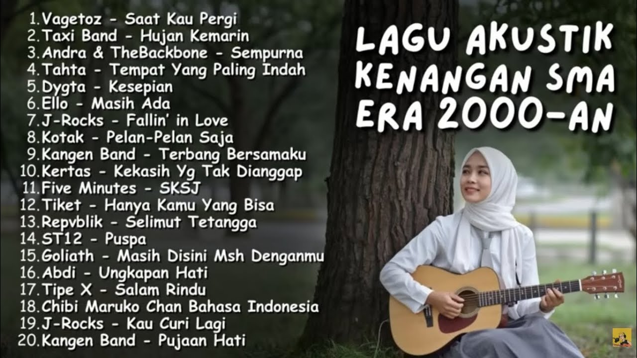 LAGU KENANGAN MASA SMA 2000-AN POP INDONESIA NOSTALGIA | Playlist Full Album Akustik