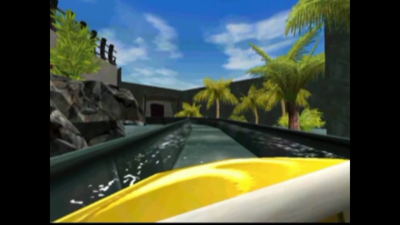 Jurassic Park River Adventure Universal Studios Hollywood  Recreation (Roller Coaster Tycoon 3)