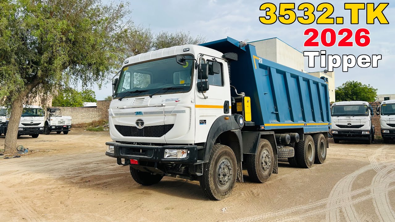 Tata Signa 3532.TK 8x4 BS6 Tipper 2026 Model Review (Price, Features, Mileage)