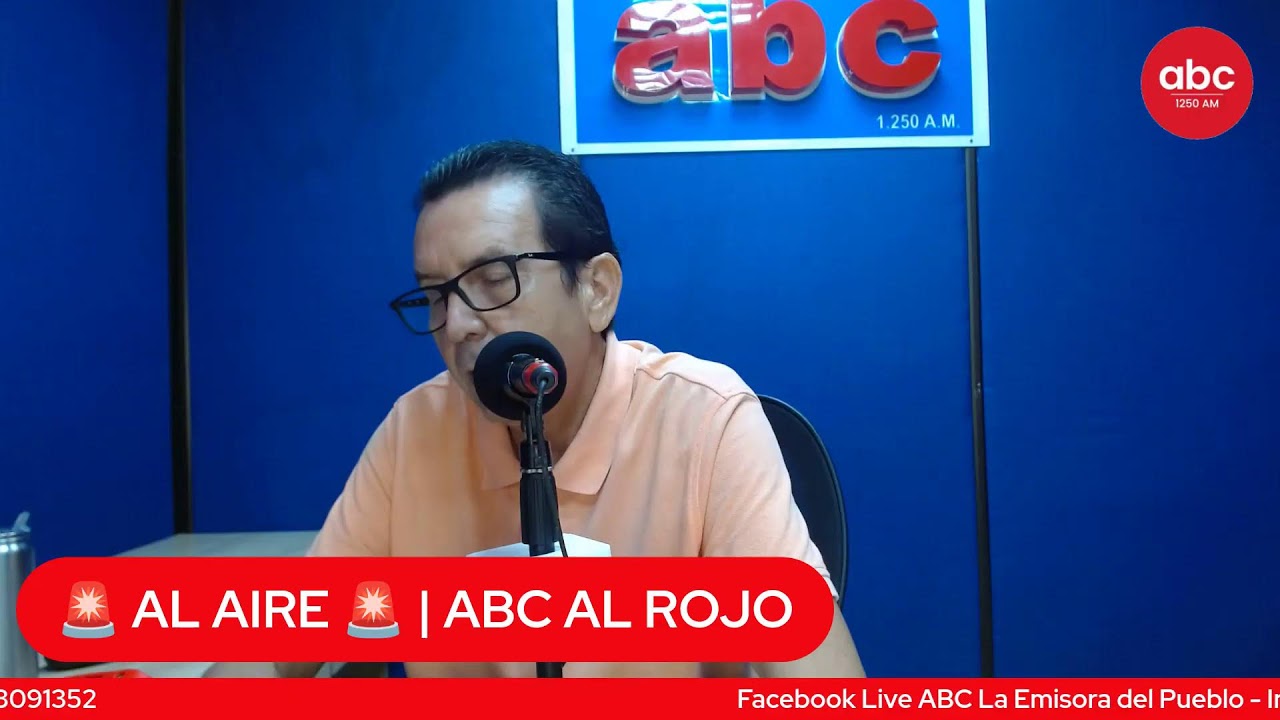 #ABCALROJO  Conduce: Osvaldo Castilla Rojas  05 de Marzo  2026  ABC La Emisora del Pueblo 1.250 AM