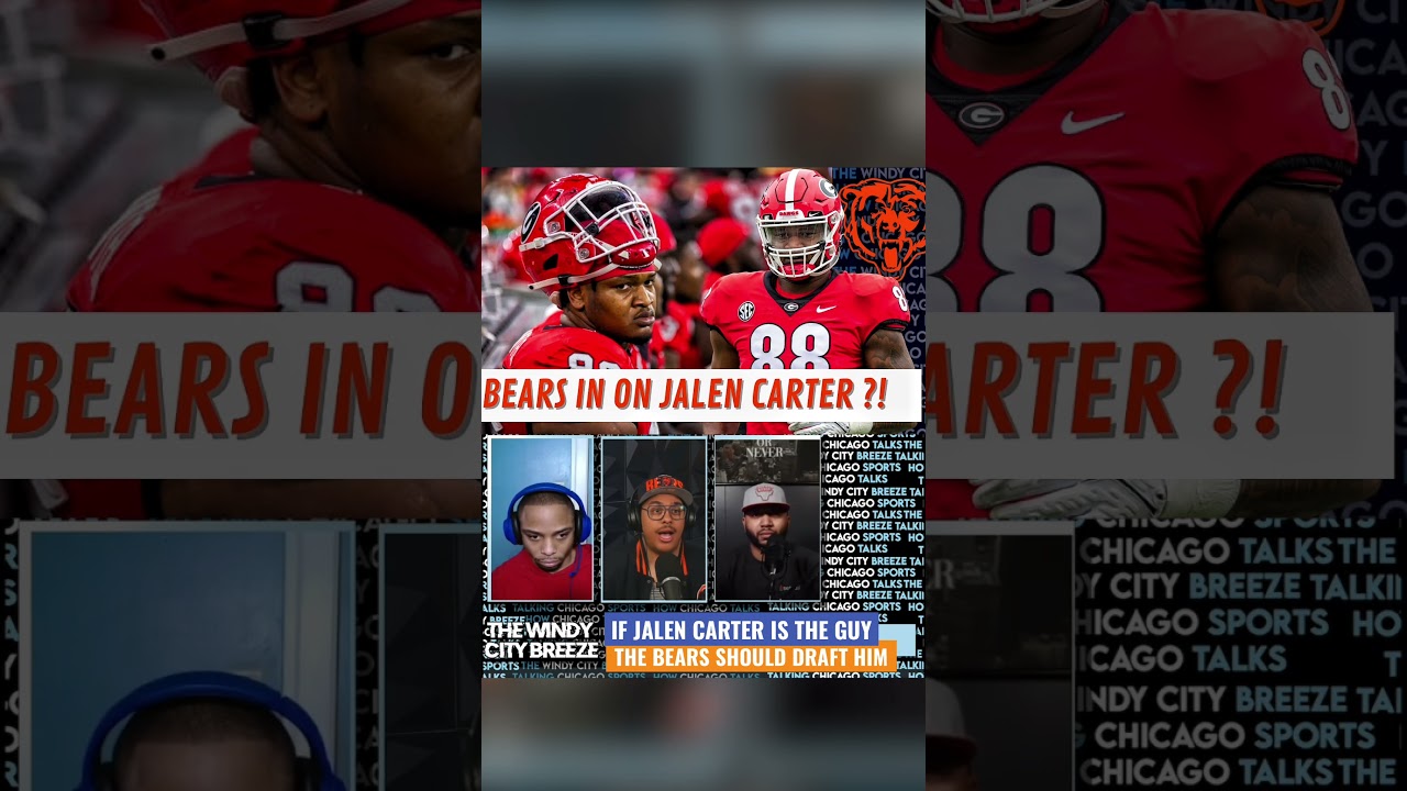 If The Chicago Bears Believe Jalen Carter is that Guy Then Take Him #chicagobears #Bears #NFL