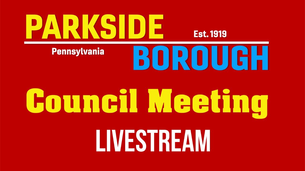 Live Stream March 2026 Council Meeting
