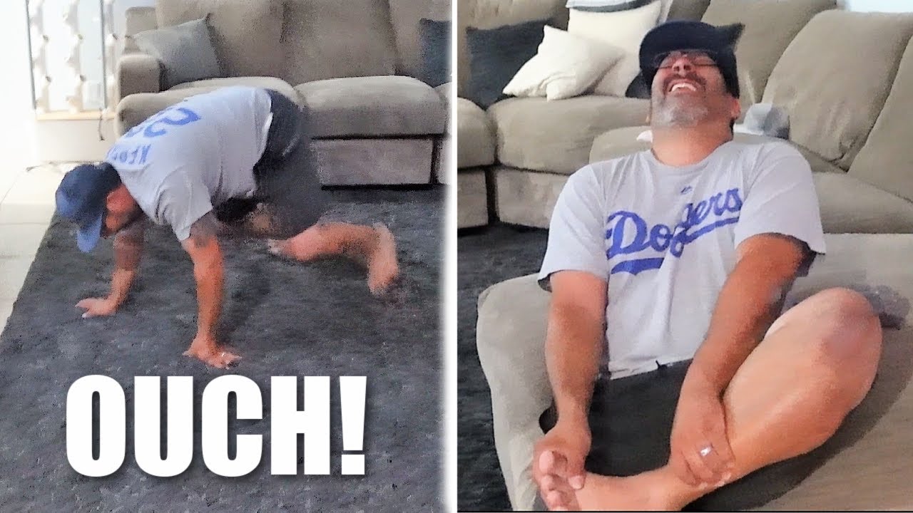 CALL THE WA-AMBULANCE | DAD CRACKS HIS TOE TRYING TO BREAK DANCE | He cries that his Toe is Broken
