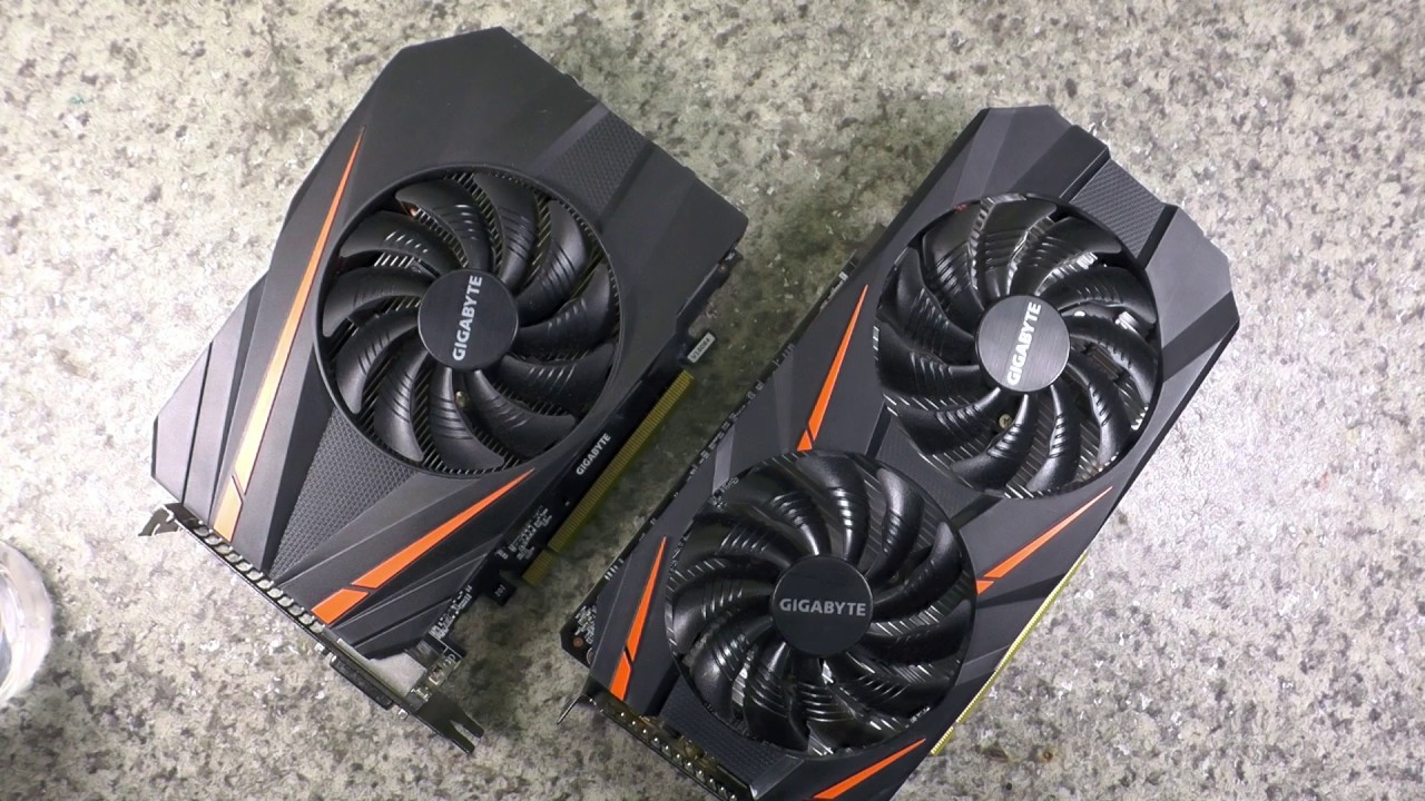 Gigabyte GTX 1060 Mini ITX vs Windforce